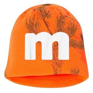 Letter M Groups Halloween Matching Team Easy Lazy Costume Kati - Camo Knit Beanie