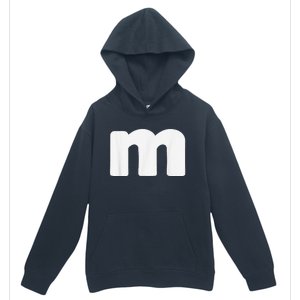 Letter M Groups Halloween Matching Team Easy Lazy Costume Urban Pullover Hoodie