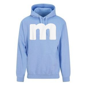 Letter M Groups Halloween Matching Team Easy Lazy Costume Unisex Surf Hoodie