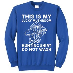 Lucky Mushroom Hunting Costume Love Picking Mushrooms Cute Gift Sweatshirt