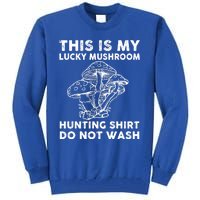 Lucky Mushroom Hunting Costume Love Picking Mushrooms Cute Gift Tall Sweatshirt