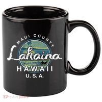 Lahaina Maui Hawaii Surfing Retro 11oz C Handle Ceramic Mug