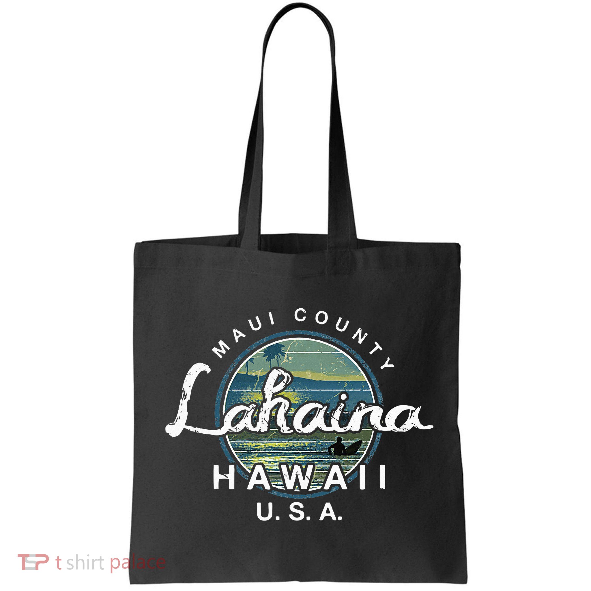 Lahaina Maui Hawaii Surfing Retro Bag