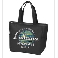 Lahaina Maui Hawaii Surfing Retro Zip Tote Bag