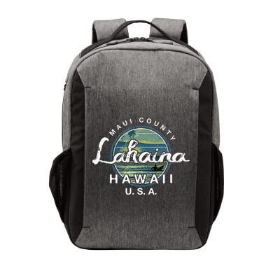 Lahaina Maui Hawaii Surfing Retro Vector Backpack