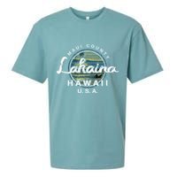 Lahaina Maui Hawaii Surfing Retro Sueded Cloud Jersey T-Shirt