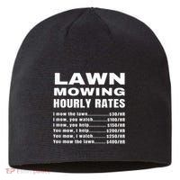 Lawn Mowing Hourly Rates Price List Funny Mow Sustainable Beanie