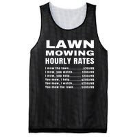 Lawn Mowing Hourly Rates Price List Funny Mow Mesh Reversible Basketball Jersey Tank