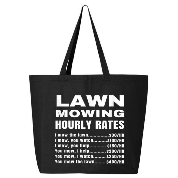 Lawn Mowing Hourly Rates Price List Funny Mow 25L Jumbo Tote