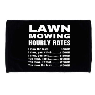 Lawn Mowing Hourly Rates Price List Funny Mow Microfiber Hand Towel