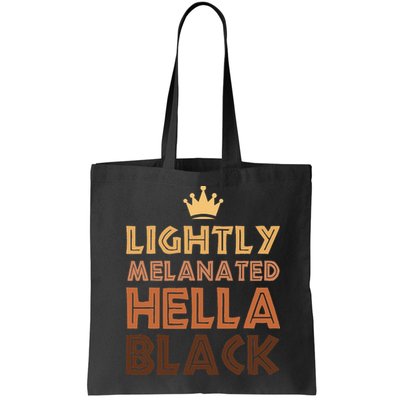 Lightly Melanated Hella Black Afro Queen African American Bag