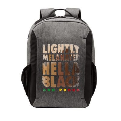 Lightly Melanated Hella Black History Month Melanin Vector Backpack