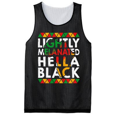 Lightly Melanated Hella Black History Mesh Reversible Basketball Jersey Tank