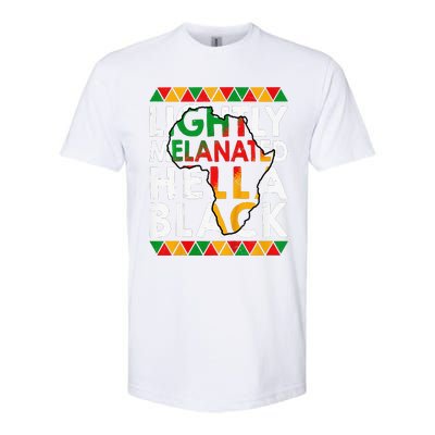 Lightly Melanated Hella Black History Softstyle CVC T-Shirt