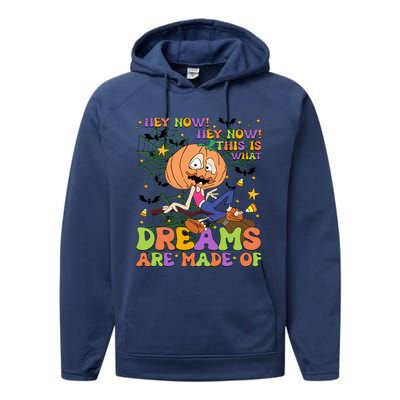 Lizzie Mcguire Halloween This Is What Dreams Are Made Of Performance Fleece Hoodie