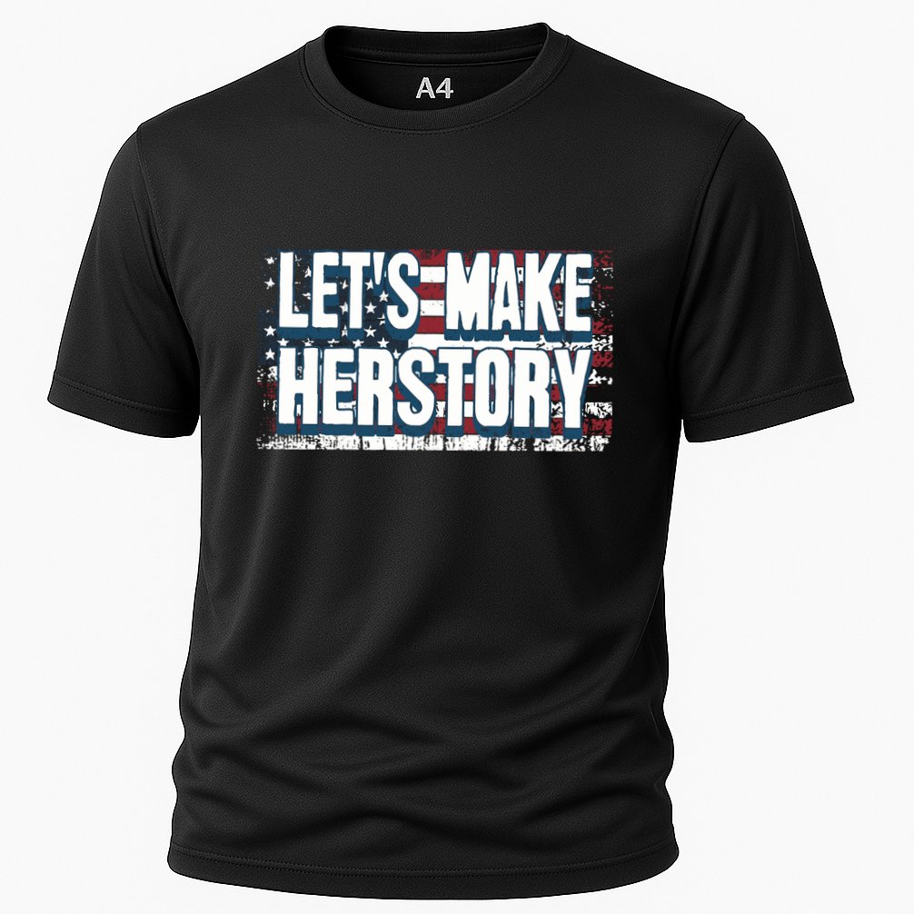 Lets Make Herstory Feminist Cooling Performance Crew T-Shirt