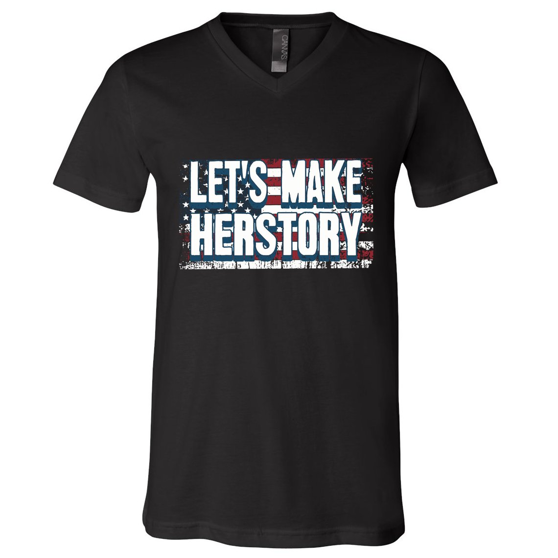 Lets Make Herstory Feminist V-Neck T-Shirt