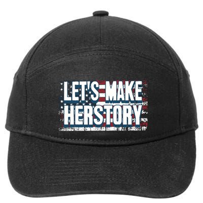 Lets Make Herstory Feminist 7-Panel Snapback Hat