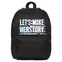 Lets Make Herstory Feminist 16 in Basic Backpack