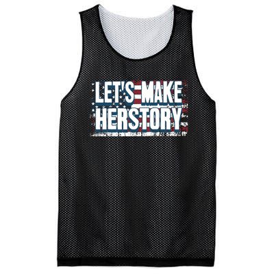 Lets Make Herstory Feminist Mesh Reversible Basketball Jersey Tank