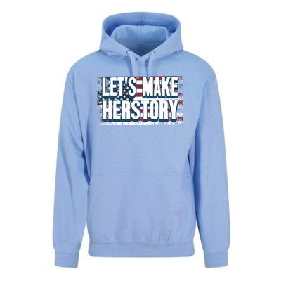 Lets Make Herstory Feminist Unisex Surf Hoodie