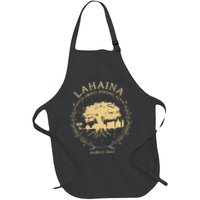 Lahaina Maui Hawaii Strong Golden Banyan Tree Shoreline Supportive Full-Length Apron With Pockets