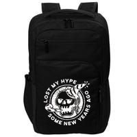 Lost My Hype Some New Years Ago Funny Skeleton NYE Impact Tech Backpack