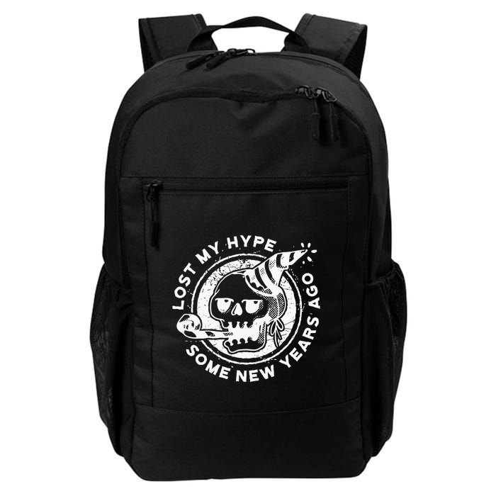 Lost My Hype Some New Years Ago Funny Skeleton NYE Backpack