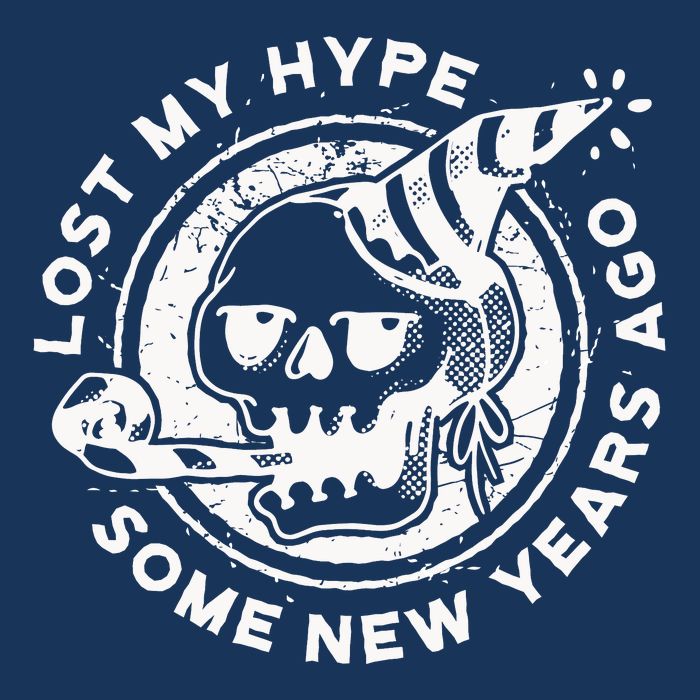 Lost My Hype Some New Years Ago Funny Skeleton NYE Infant Baby Jersey Bodysuit