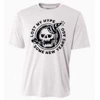 Lost My Hype Some New Years Ago Funny Skeleton NYE Cooling Performance Crew T-Shirt