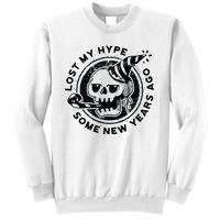 Lost My Hype Some New Years Ago Funny Skeleton NYE Sweatshirt