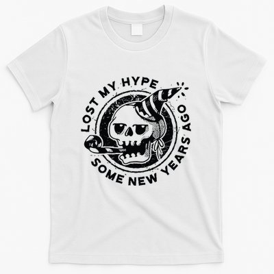 Lost My Hype Some New Years Ago Funny Skeleton NYE T-Shirt