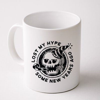 Lost My Hype Some New Years Ago Funny Skeleton NYE Mug