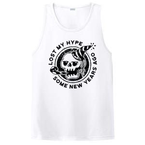 Lost My Hype Some New Years Ago Funny Skeleton NYE PosiCharge Competitor Tank