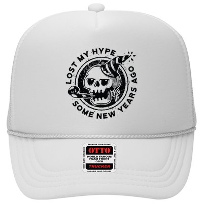 Lost My Hype Some New Years Ago Funny Skeleton NYE Trucker Hat
