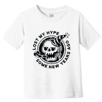 Lost My Hype Some New Years Ago Funny Skeleton NYE Toddler T-Shirt