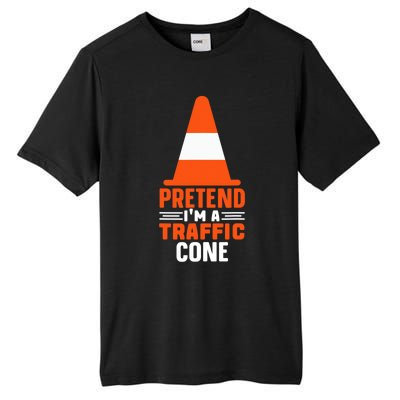 Last Minute Halloween Costume Pretend I'm A Traffic Cone Tall Fusion ChromaSoft Performance T-Shirt