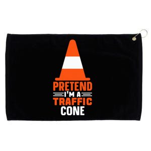 Last Minute Halloween Costume Pretend I'm A Traffic Cone Grommeted Golf Towel