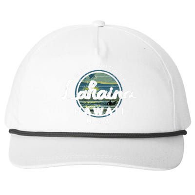 Lahaina Maui Hawaii Surfing Retro Snapback Five-Panel Rope Hat