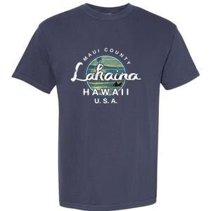 Lahaina Maui Hawaii Surfing Retro Garment-Dyed Heavyweight T-Shirt