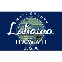 Lahaina Maui Hawaii Surfing Retro Bumper Sticker