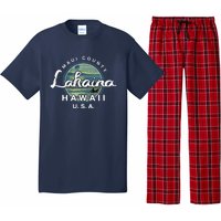 Lahaina Maui Hawaii Surfing Retro Pajama Set