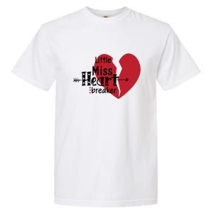 Little Miss Heartbreaker Valentine's Day Gift Garment-Dyed Heavyweight T-Shirt