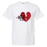 Little Miss Heartbreaker Valentine's Day Gift Garment-Dyed Heavyweight T-Shirt