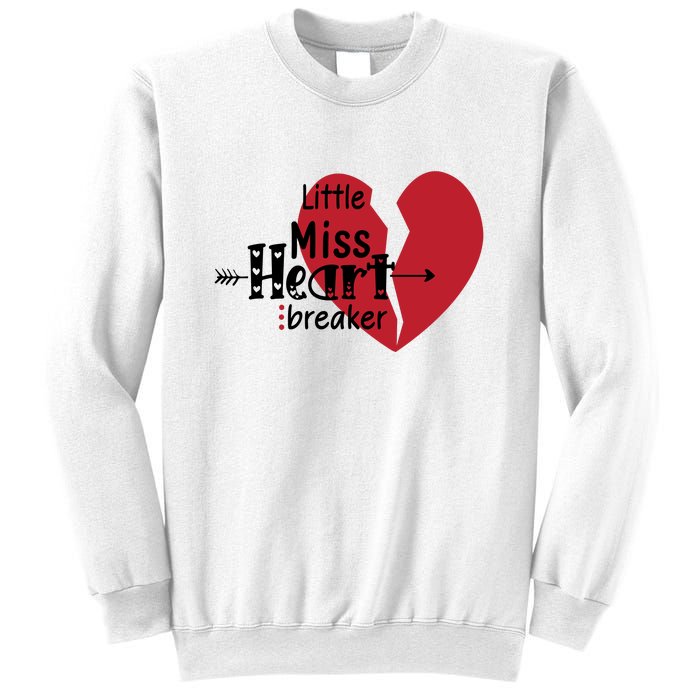 Little Miss Heartbreaker Valentine's Day Gift Sweatshirt