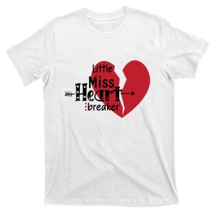 Little Miss Heartbreaker Valentine's Day Gift T-Shirt