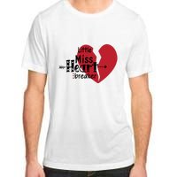 Little Miss Heartbreaker Valentine's Day Gift Adult ChromaSoft Performance T-Shirt