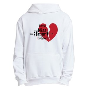 Little Miss Heartbreaker Valentine's Day Gift Urban Pullover Hoodie