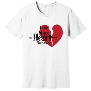 Little Miss Heartbreaker Valentine's Day Gift Premium T-Shirt