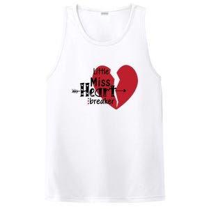 Little Miss Heartbreaker Valentine's Day Gift PosiCharge Competitor Tank